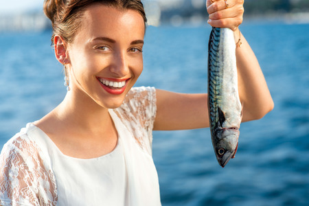 Girl Swallow Fish